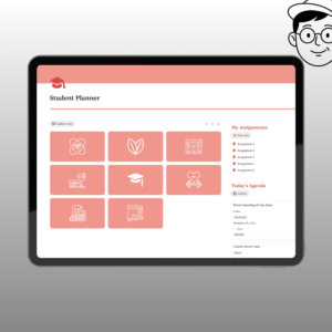 Notion Student Planner | All-in-One Academic & Life Organizer