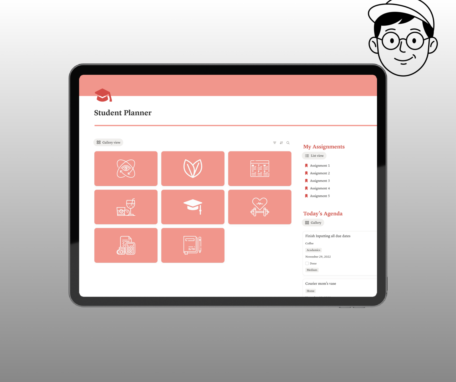 Notion Student Planner | All-in-One Academic & Life Organizer