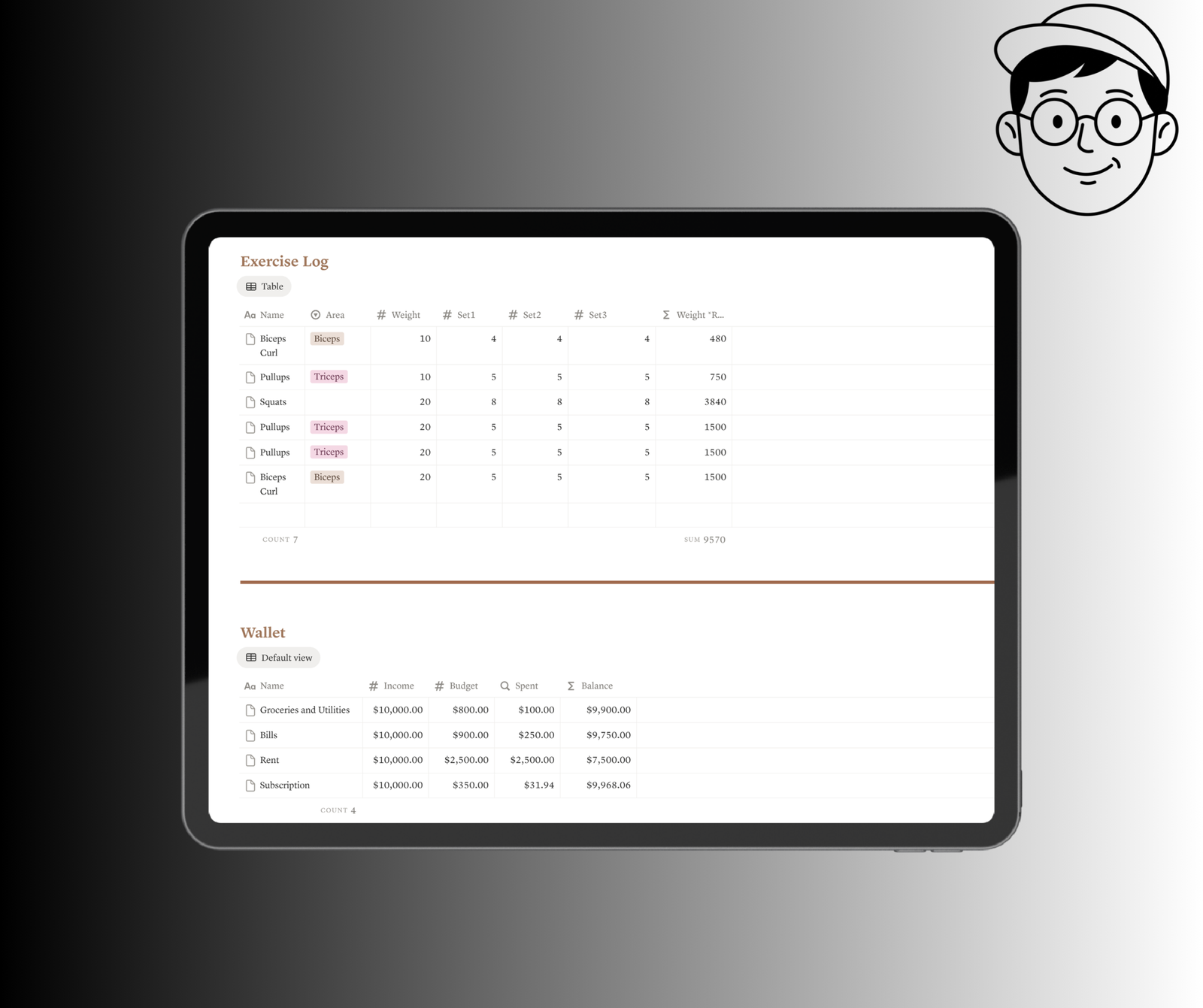 Notion Lifebook Dark Mode | Ultimate Life Planner & Organizer - Image 3