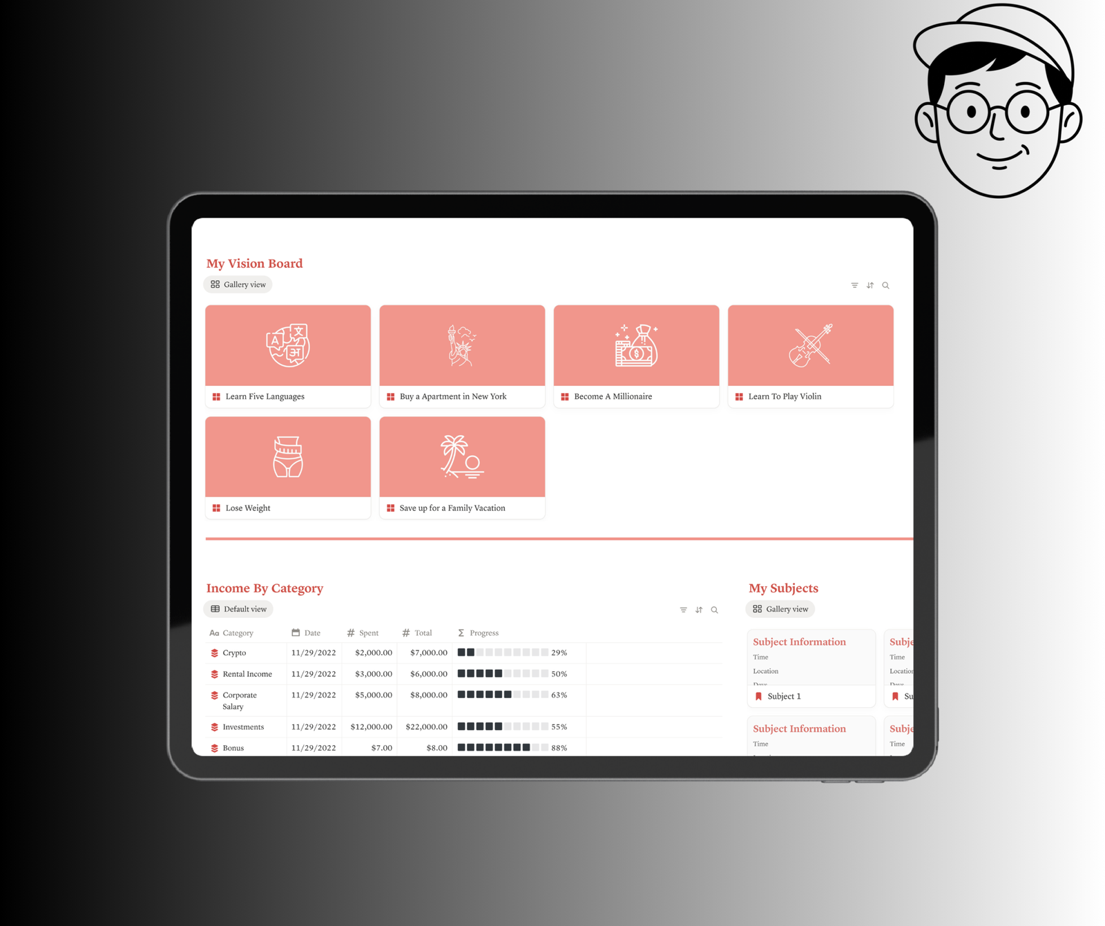 Notion Student Planner | All-in-One Academic & Life Organizer - Image 3