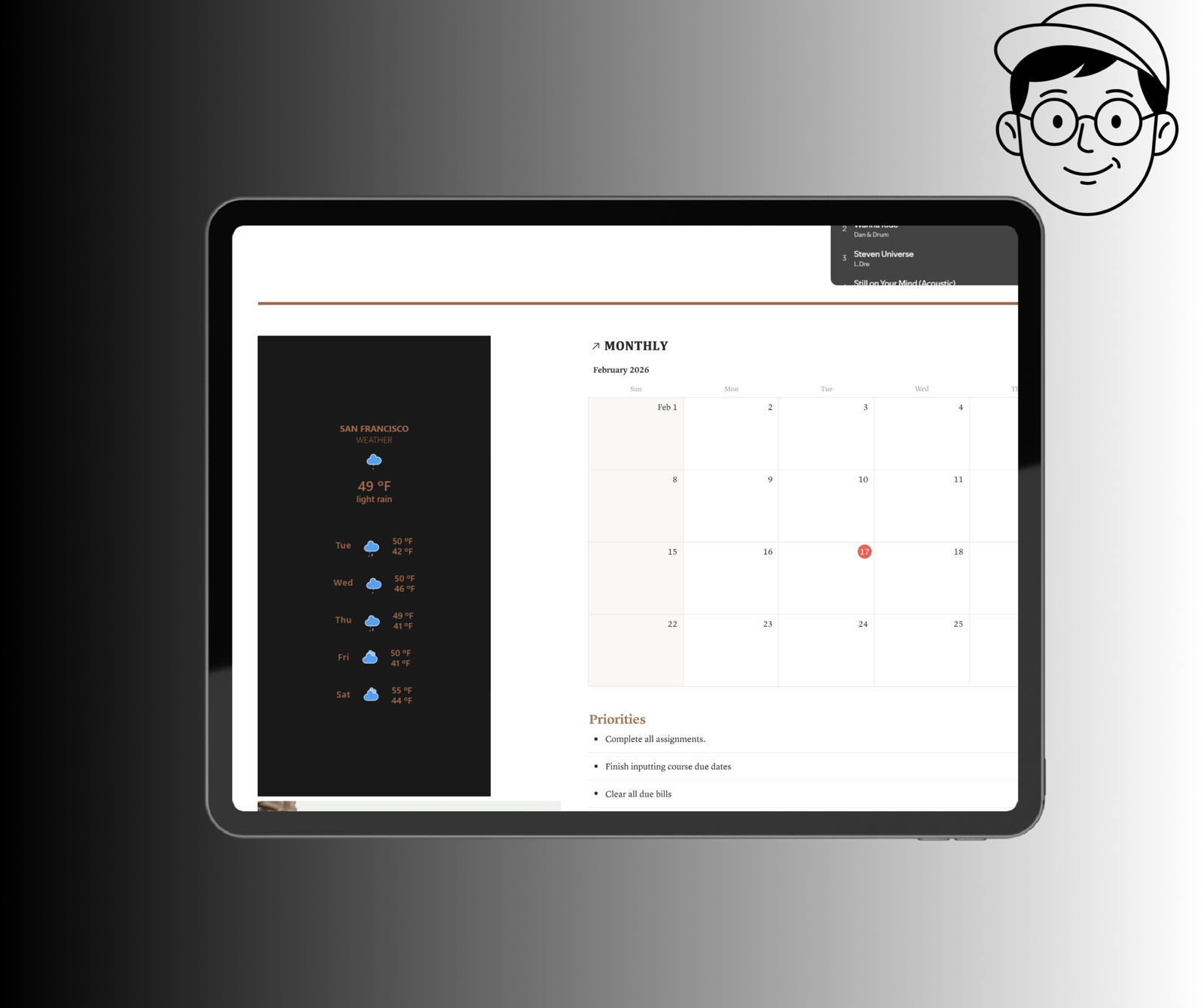 Notion Lifebook Dark Mode | Ultimate Life Planner & Organizer - Image 2