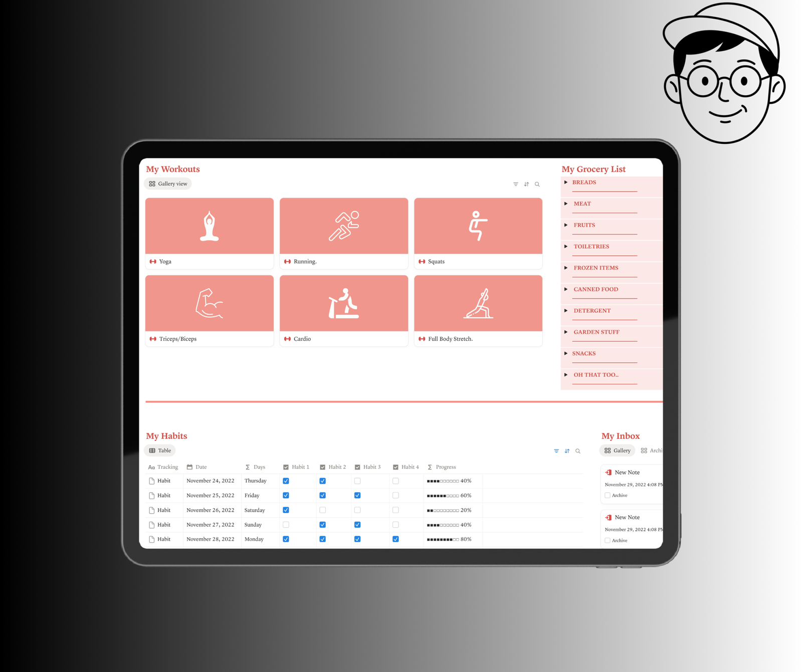 Notion Student Planner | All-in-One Academic & Life Organizer - Image 4