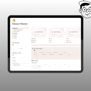 Small Business Finance Planner Notion | All-in-One Dashboard